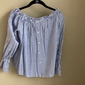 Off the shoulder blouse